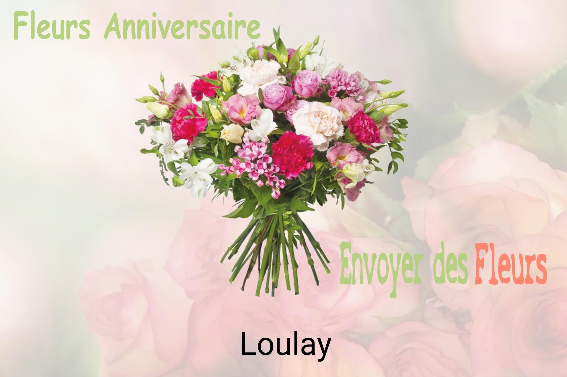 Bouquet de fleurs d’anniversaire livré à Loulay